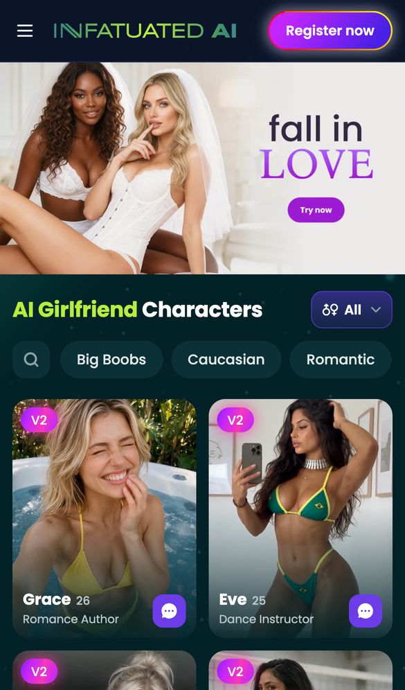Infatuated home page on a phone, Oct 8, 2026