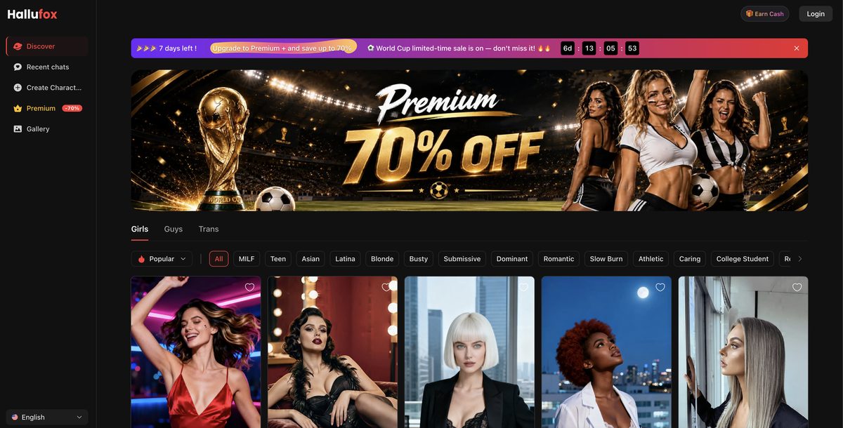 Hallufox app screenshot