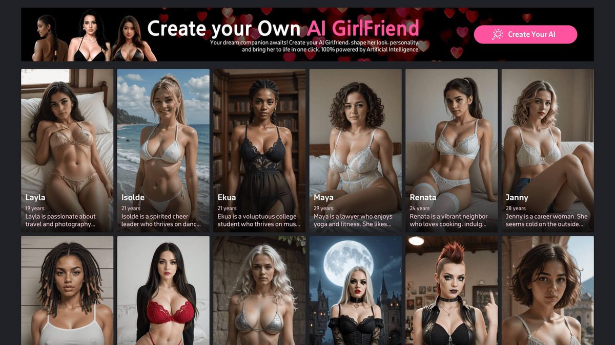 LustGF AI app screenshot